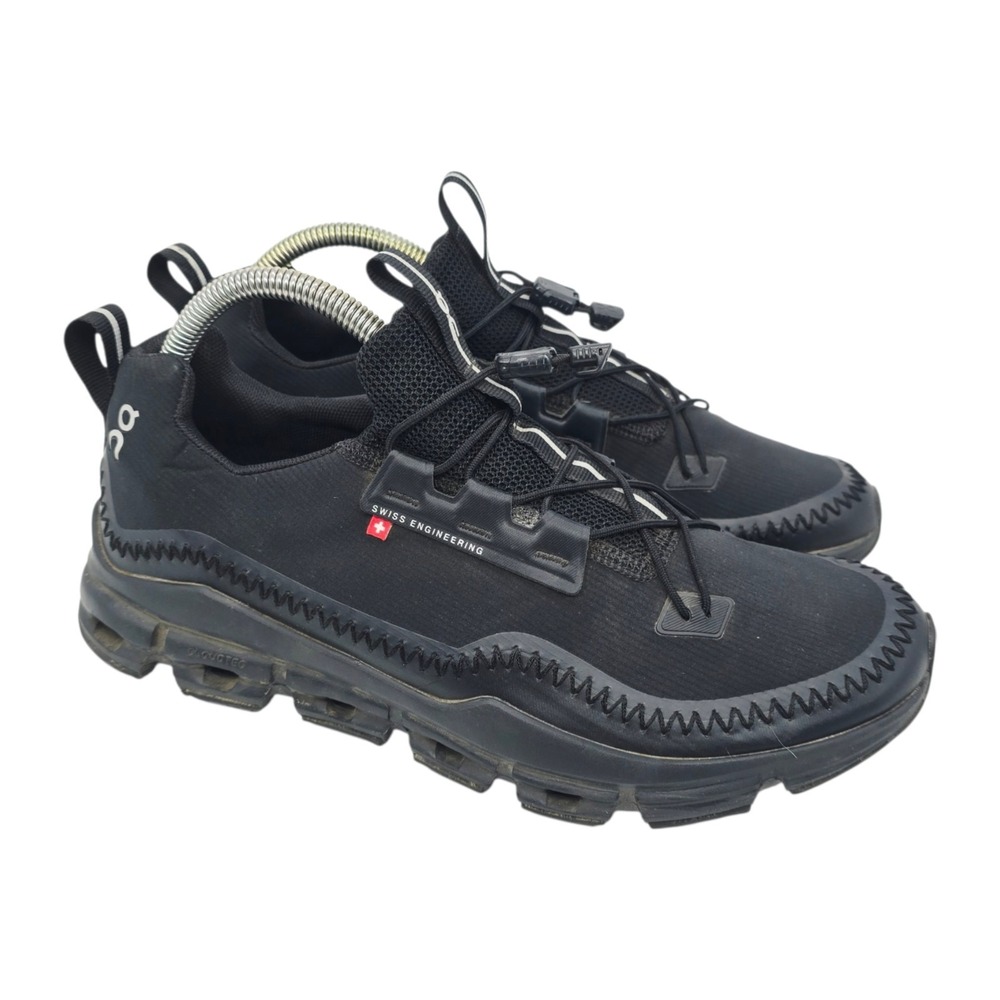 On Running Cloudaway All Black Women's 10.5 CloudTec Athletic Sneakers Trail